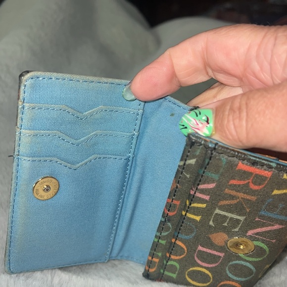 Dooney & Burke credit card holder wristletlet - Picture 3 of 5